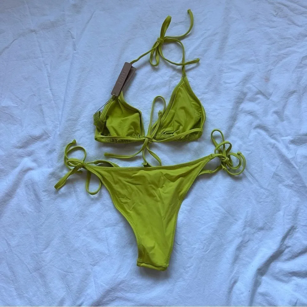 SKIMS Women's Swimwear in Bright Yellow